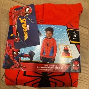 Marvel Spider-Man Kids Character Hoodie - Red and Black